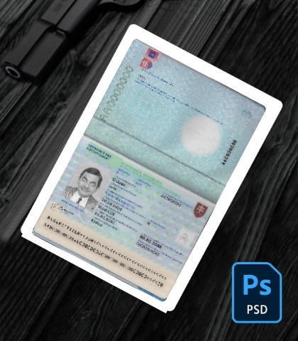 Slovakia passport PSD